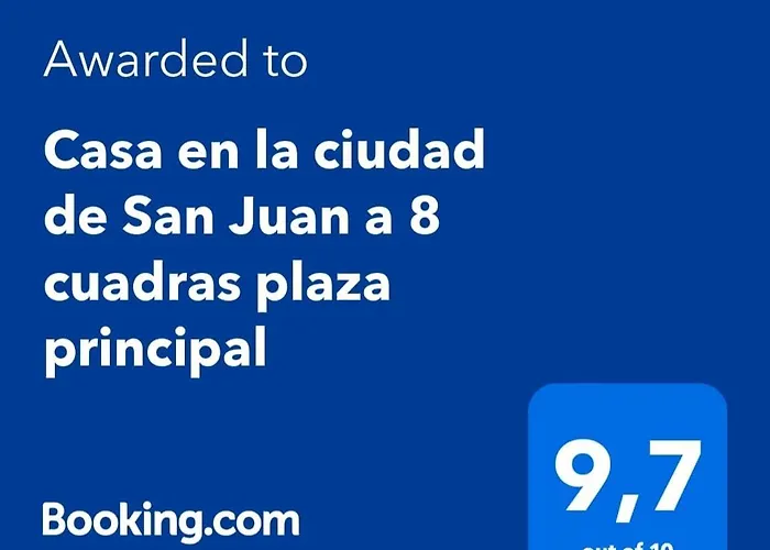Casa En La Ciudad De San Juan A 8 Cuadras Plaza Principal